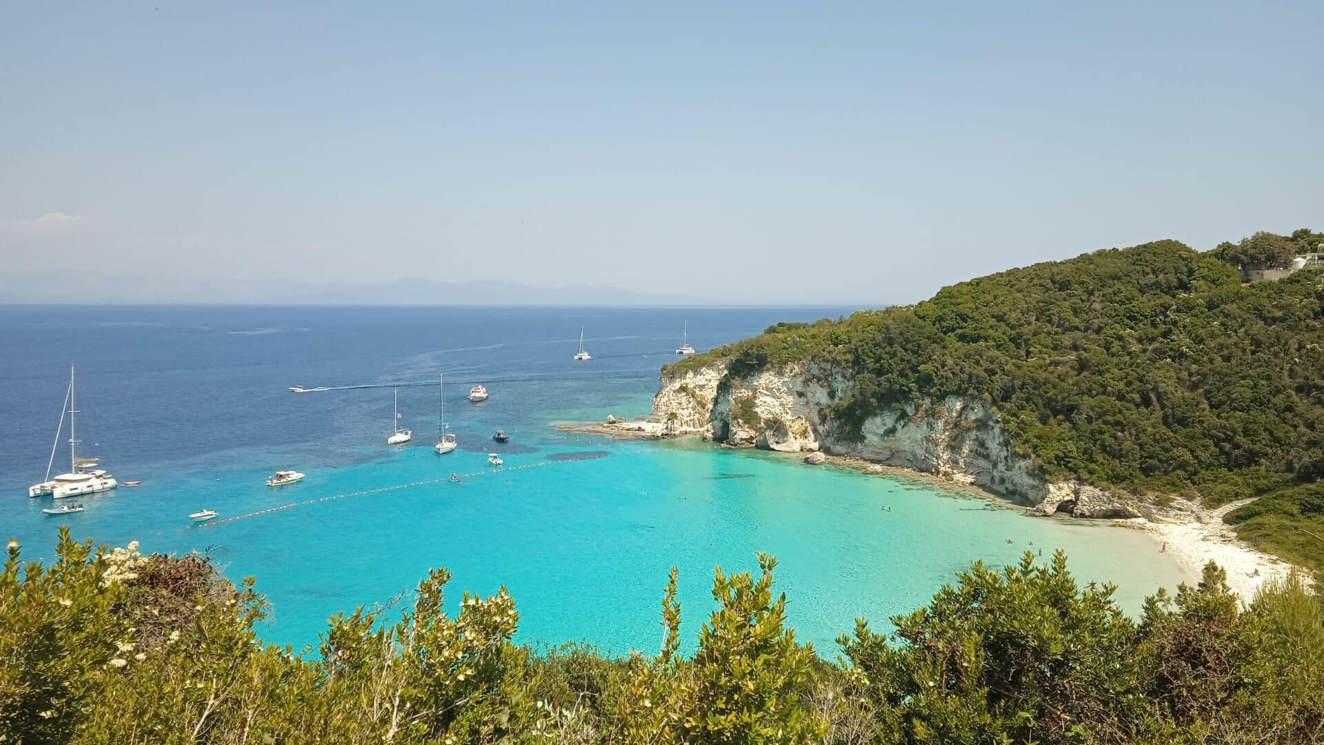 Sail between green islands without ever touching land.