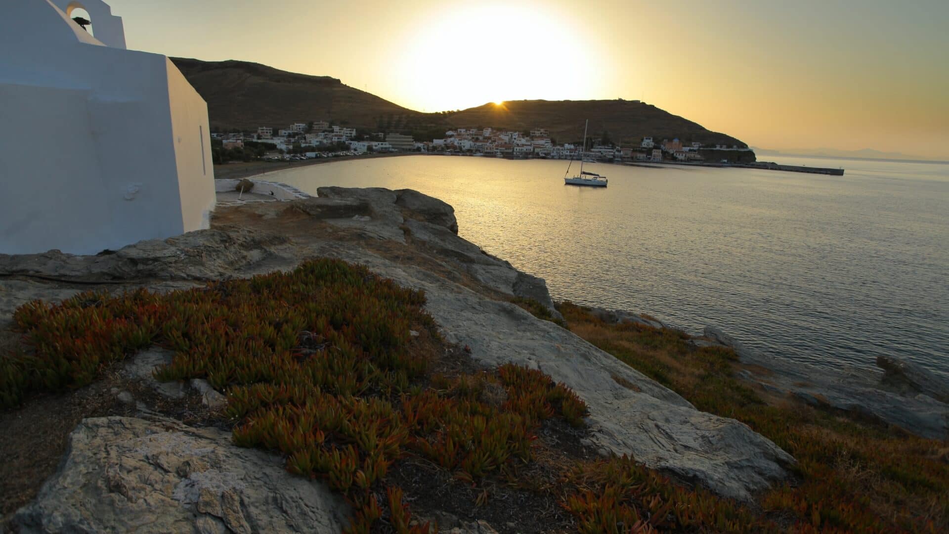 Create your own golden hour at sea.